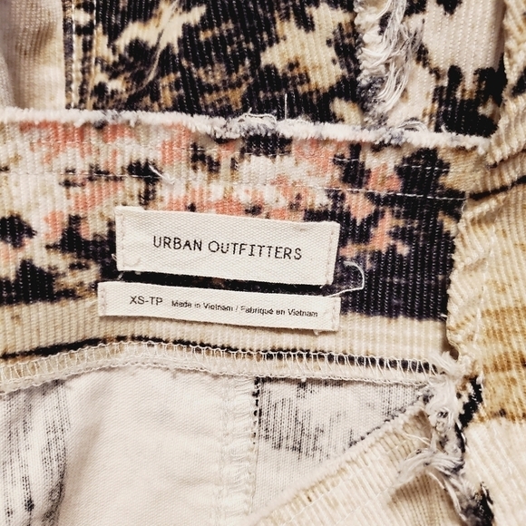 Urban Outfitters Uncut Corduroy Mini Dress Square Neck - Picture 4 of 5